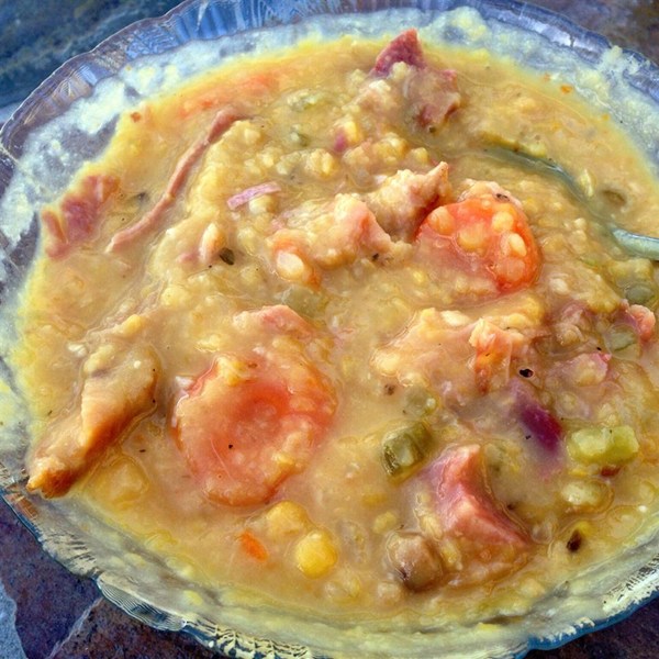 Canadian Yellow Split Pea Soup with Ham Recipe